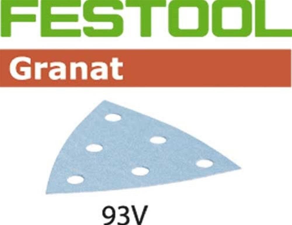 Granat 93 mm Delta P220 Sanding Abrasives Pack Of 100 497397