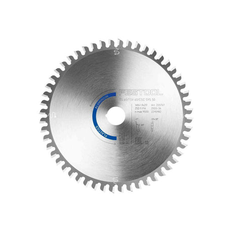 HW 168 mm 52T Saw Blade For Aluminium/Plastic 205774