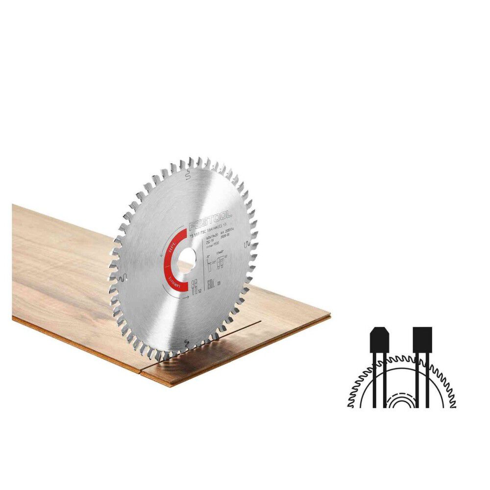 HW 168 mm 52T Saw Blade For Laminate/HPL 205773