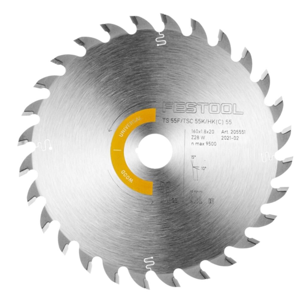 Saw Blade 28 Tooth Universal Wood for TSC 55 K 205560