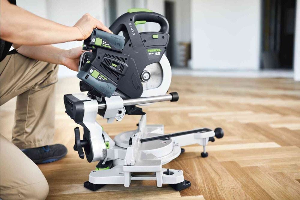 Festool Sliding Compound Miter Saw Cordless (Bare Tool) KSC 60 EB-Basic KAPEX