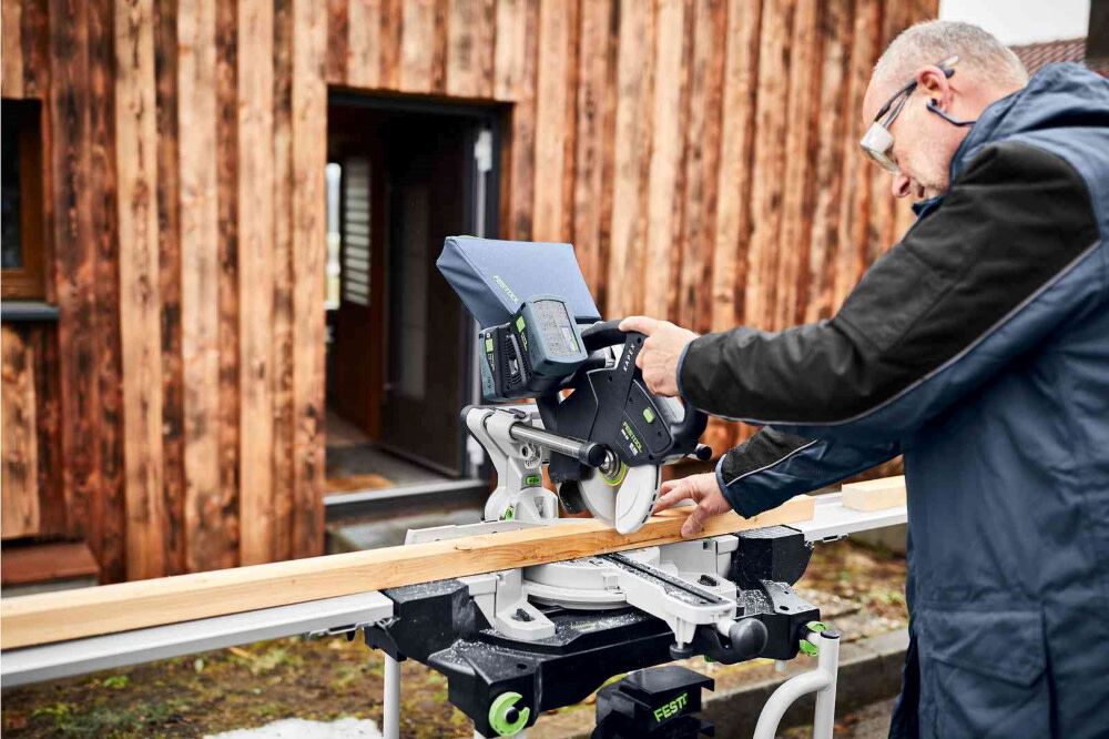 Festool Sliding Compound Miter Saw Cordless (Bare Tool) KSC 60 EB-Basic KAPEX