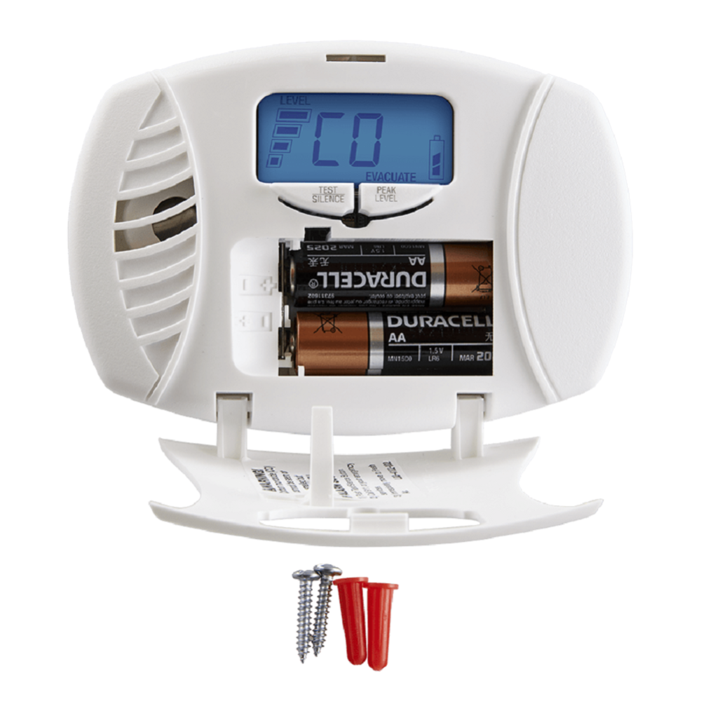 Dual-Power Carbon Monoxide Plug-In Alarm with Battery Backup and Digital Display 1039746