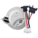 Alert Hardwired 120-Volt AC Smoke Alarm with Adapter Plugs 1039809