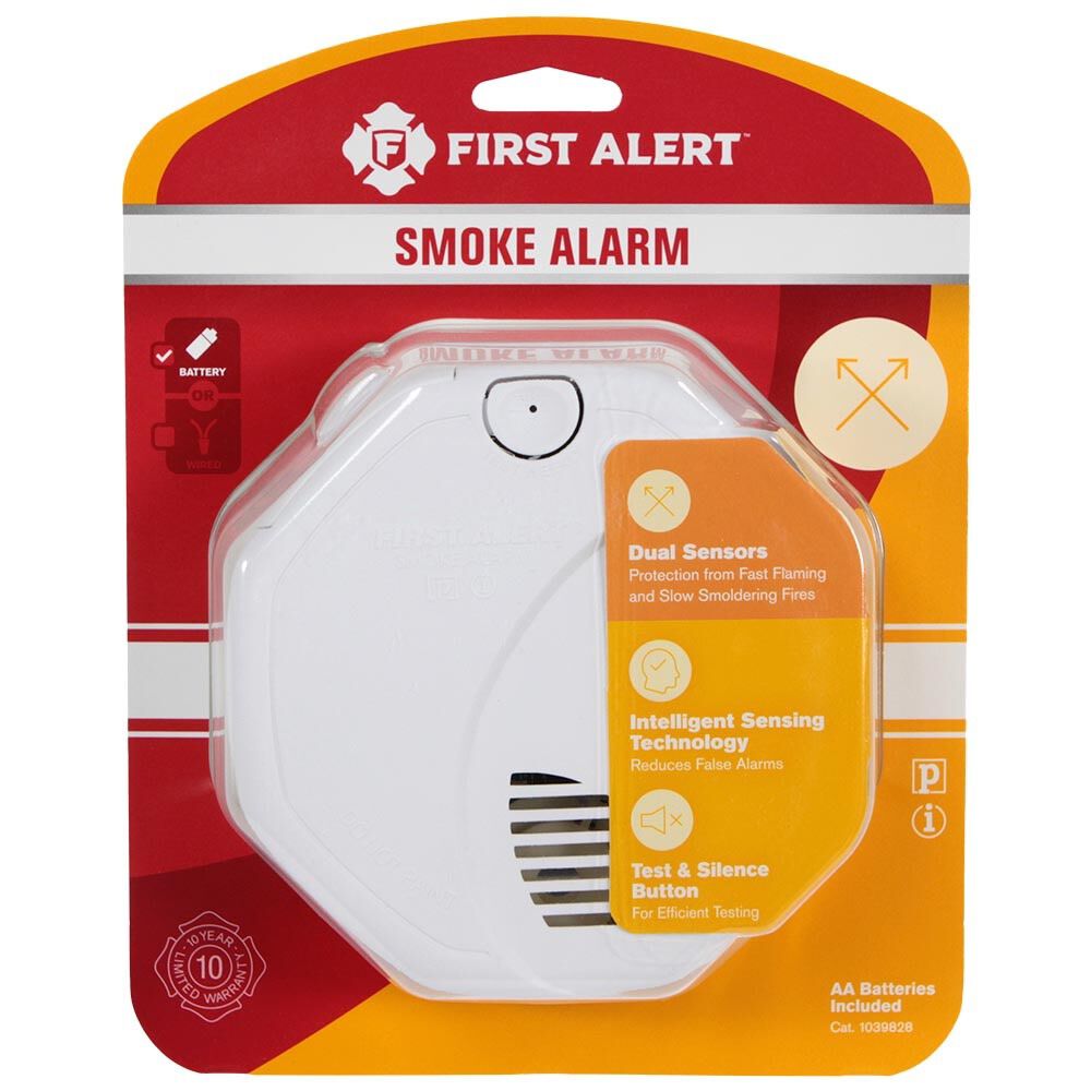 Alert Smoke Alarm with Smart Sensing Technology and Nuisance Resistance 1039828
