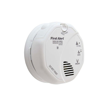 Alert Wireless Interconnect Talking Battery Operated Smoke & Carbon Monoxide Alarm 1039839
