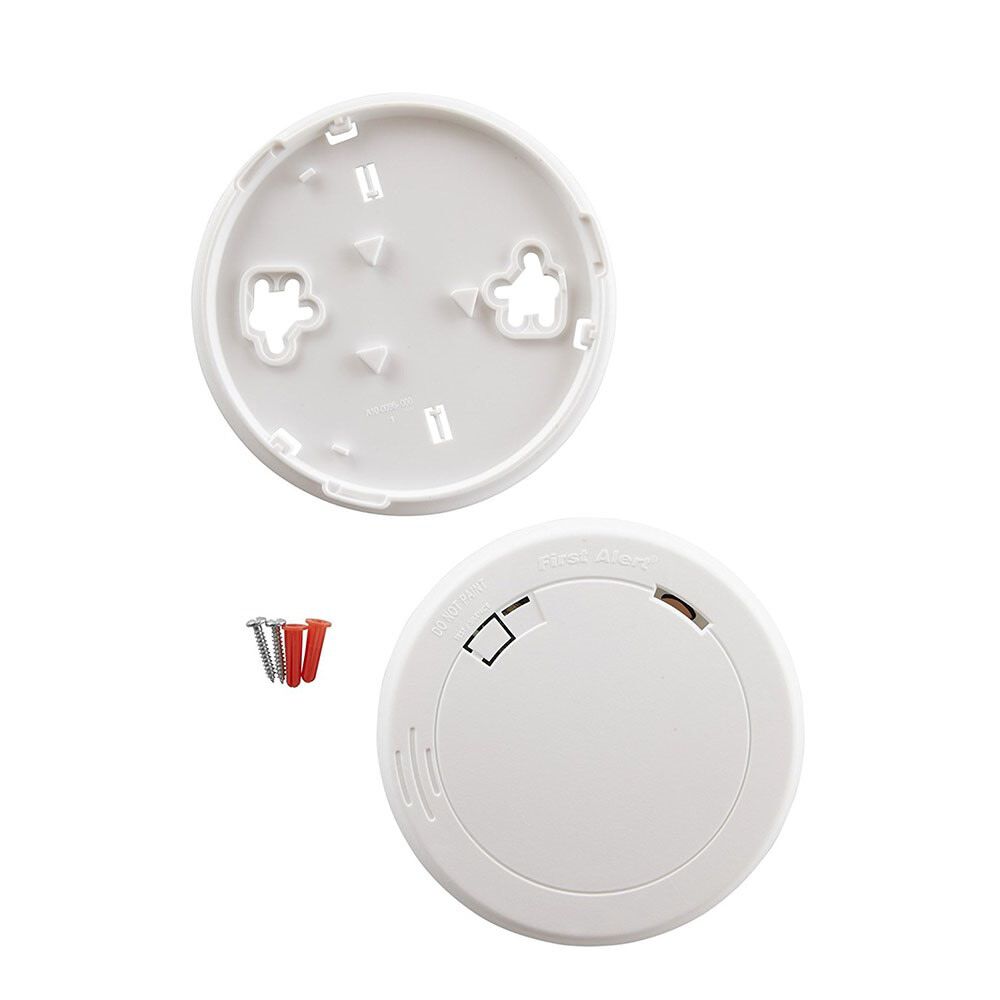 10-Year Sealed Battery Photoelectric Smoke Alarm with Slim Design 1039852