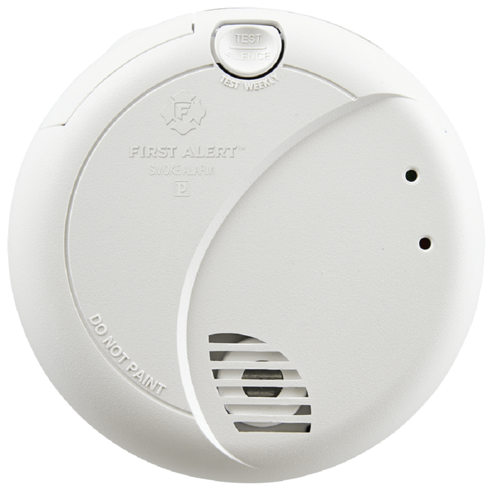 Alert Hardwired Photoelectric Smoke Alarm with Battery Backup 7010B