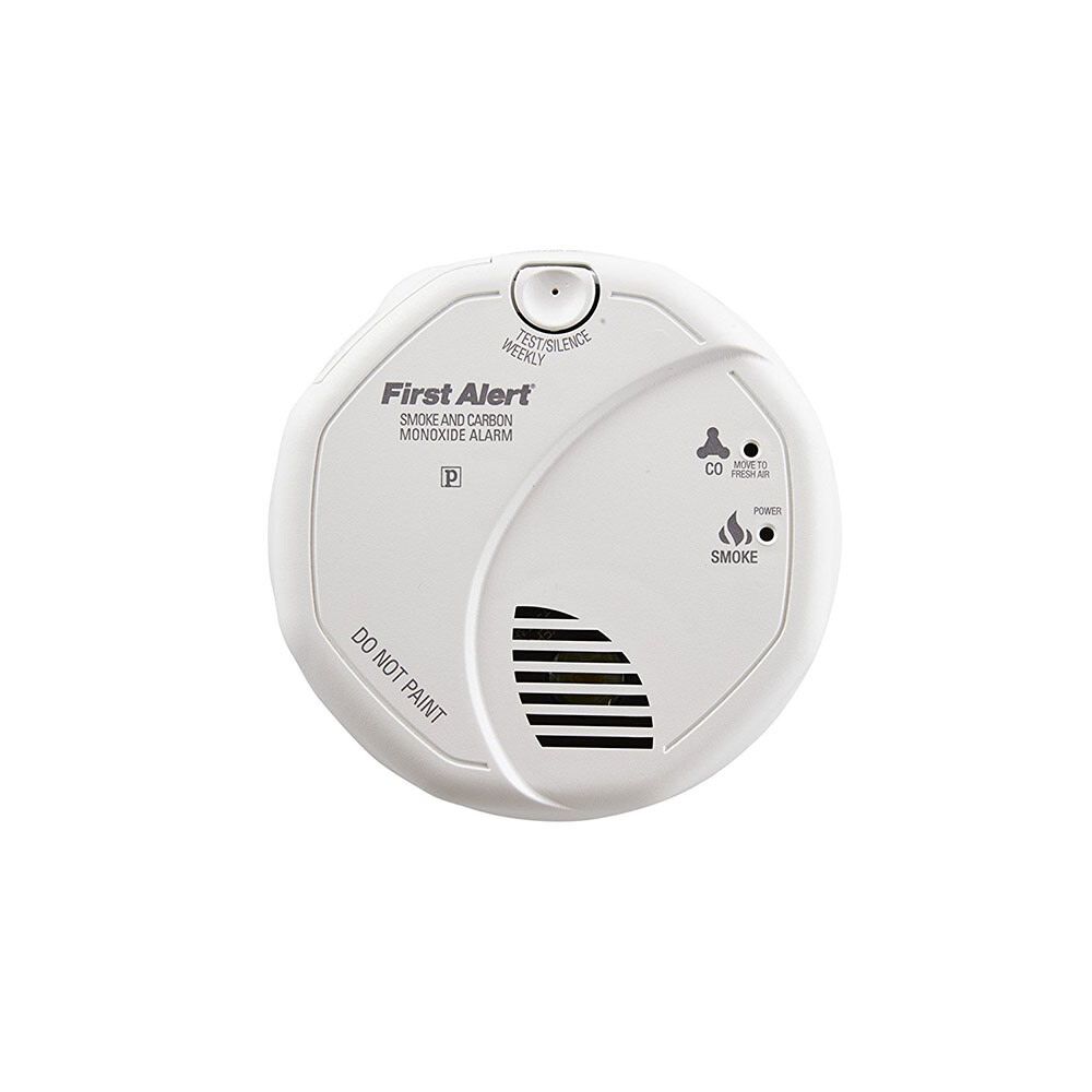 Hardwired Photoelectric Smoke and Carbon Monoxide Alarm with Voice & Location Feature SC7010BV