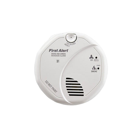 Alert Hardwired Photoelectric Smoke and Carbon Monoxide Alarm with Voice & Location Feature SC7010BV