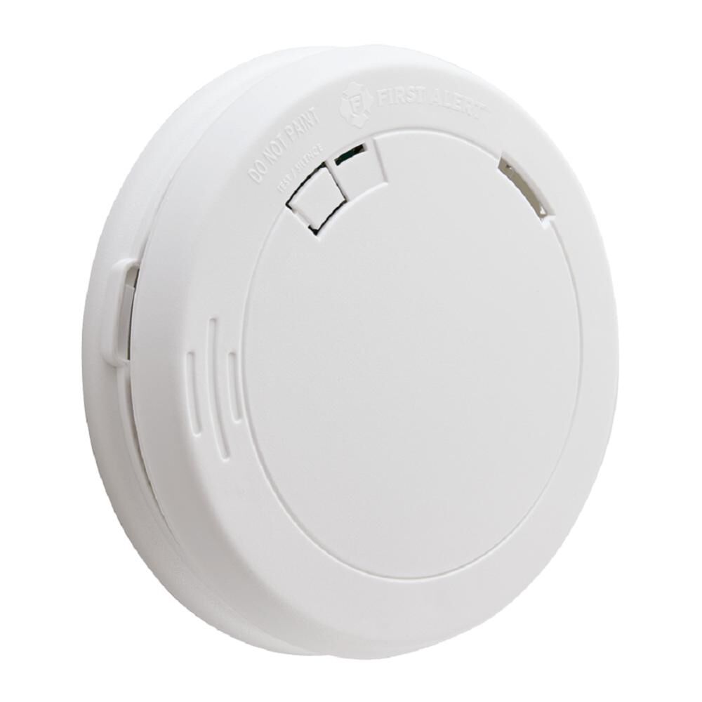 Slim Battery-Operated Photoelectric Smoke Alarm 1039772