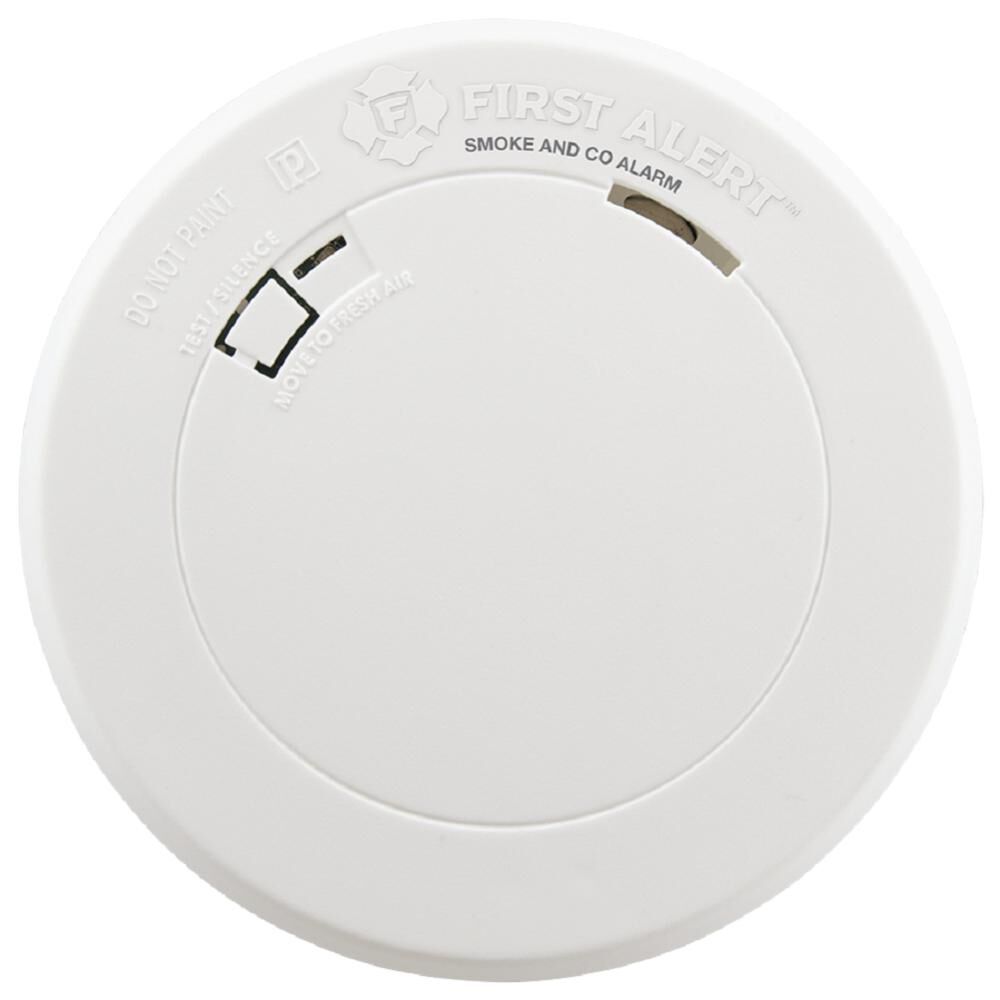 Slim Battery-Operated Photoelectric Smoke Alarm 1039772