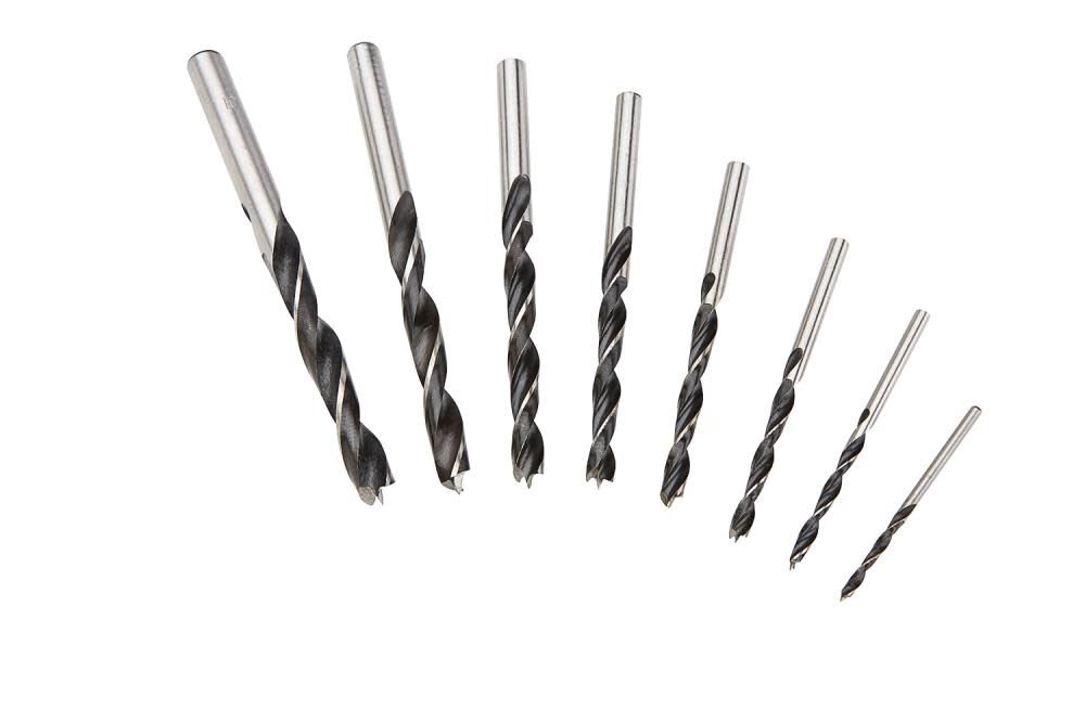 8 piece Chrome Vanadium Metric Brad Point Bit Set FSF-328094