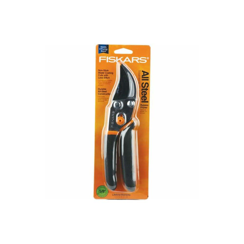 Traditional Bypass Pruner with Non Slip Grip Steel Handle 391091-1013