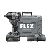 1/2 Inch Mid Torque Impact Wrench Stacked Lithium Kit FX1451-1F