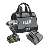 COMPACT 24-volt 1/4-in Brushless Cordless Impact Driver (1-Battery Included, Charger Included and Soft Bag included) FX1331-1A