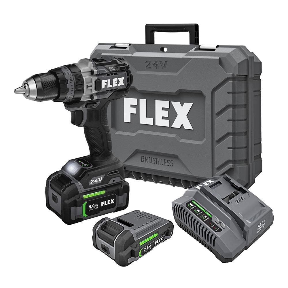 24V 1/2-In. 2-Speed Hammer Drill With Turbo Mode Kit FX1271T-2B