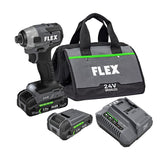 24V 1/4-In. Hex Impact Driver Kit FX1351-2A