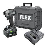 STACKED LITHIUM 24-volt 1/4-in Brushless Cordless Impact Driver (1-Battery Included, Charger Included and Hard Case included) FX1371A-1H