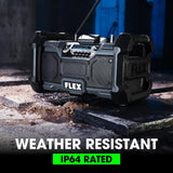 Water Resistant Cordless Jobsite Radio FX5351-Z