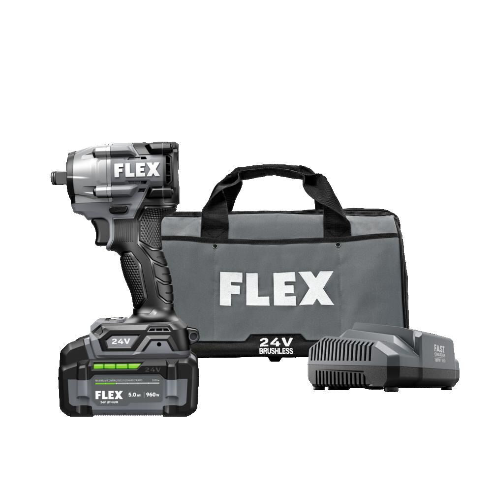 3/8 Inch Compact Impact Wrench Kit FX1431A-1C