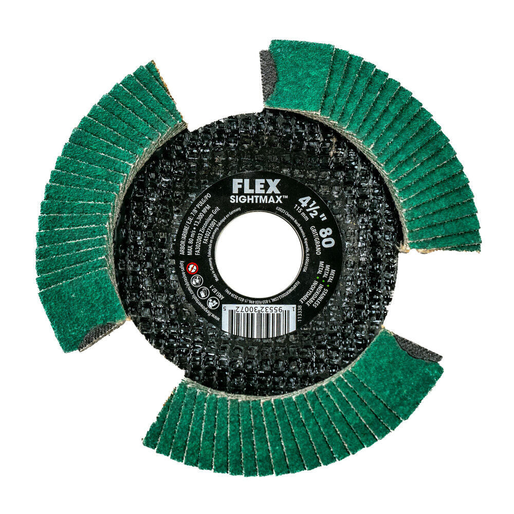 4-1/2 Inch SIGHTMAX 80 Grit Flap Disc FA302003