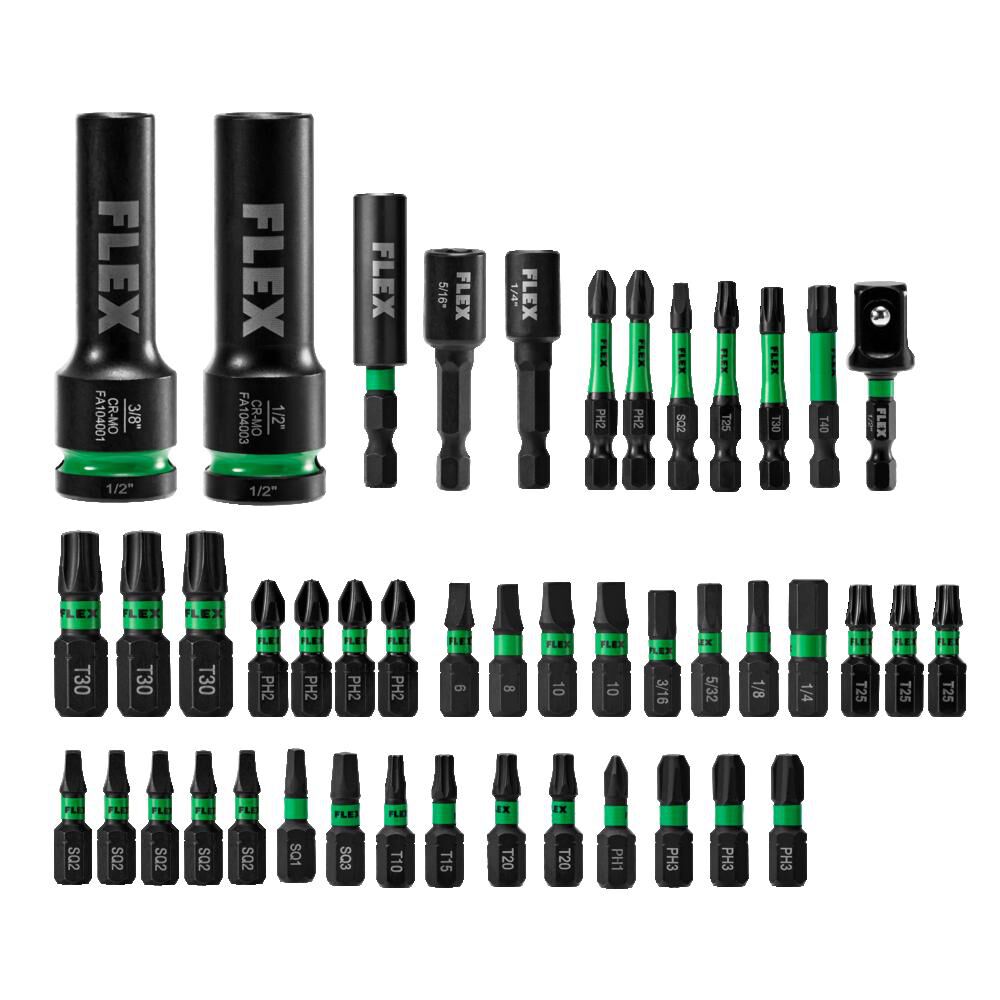 Impacks Impact Drill & Driver Bit Set 45pc FAM10103-45