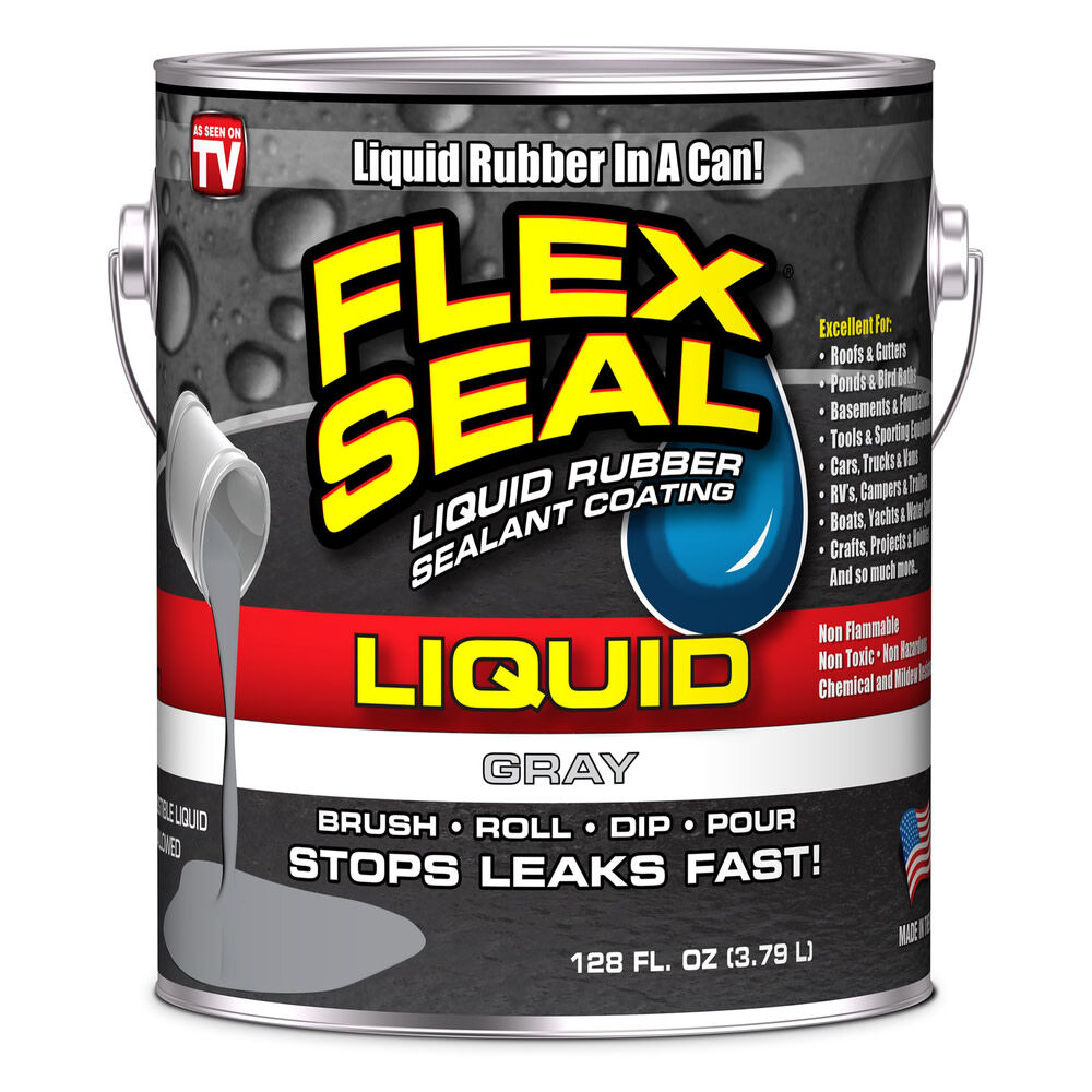 Seal 1 Gallon Liquid Rubber Sealant - Gray LFSGRYR01