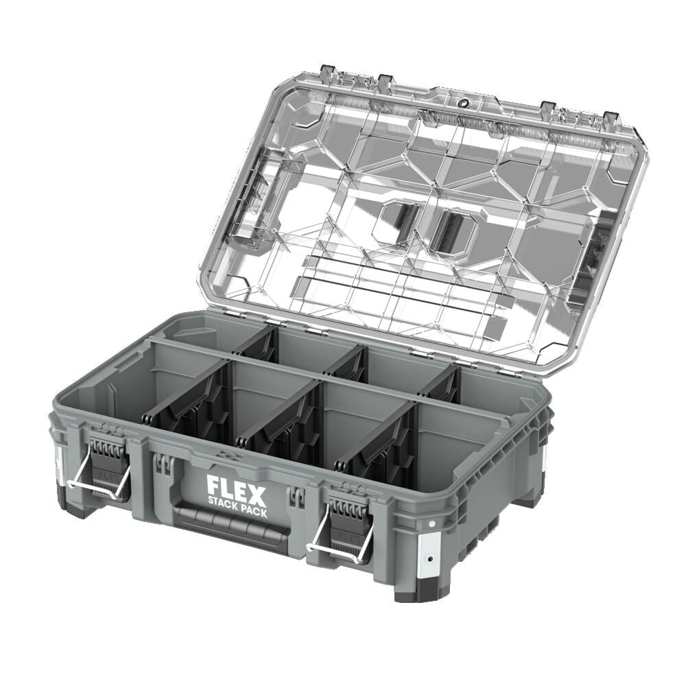 STACK PACK 15.6-in W x 8-in H x 22-in D Gray Polypropylene Tool Box FS1303