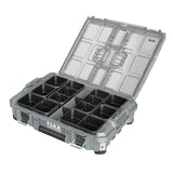 STACK PACK Organizer Box 22-in W x 5.6-in H x 15.6-in D Gray Metal Tool Box FS1301