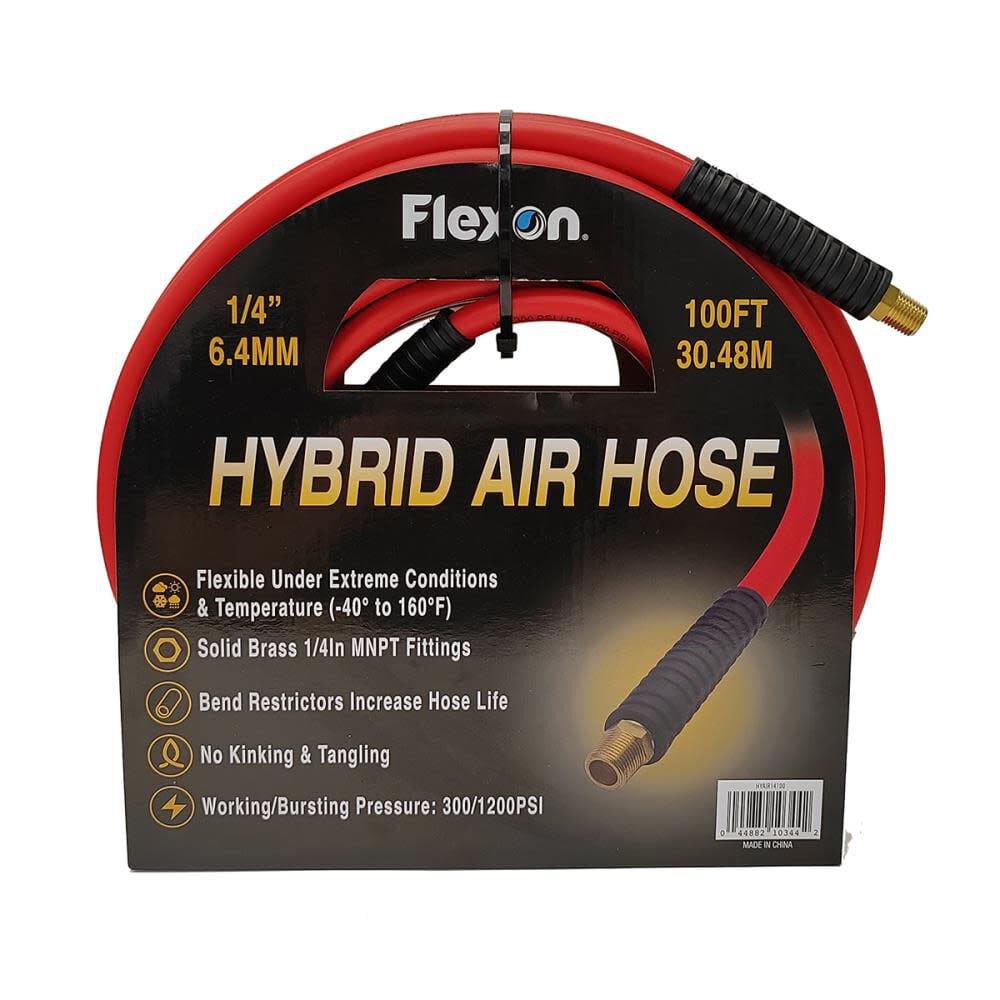 Hybrid Air Hose, 1/4 Inch x 100ft HYAIR14100