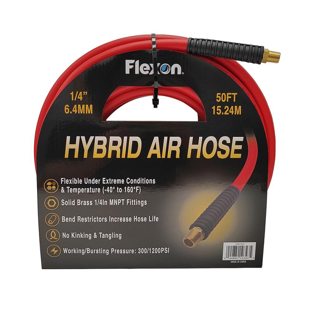 Hybrid Air Hose, 1/4 Inch x 50ft HYAIR14050