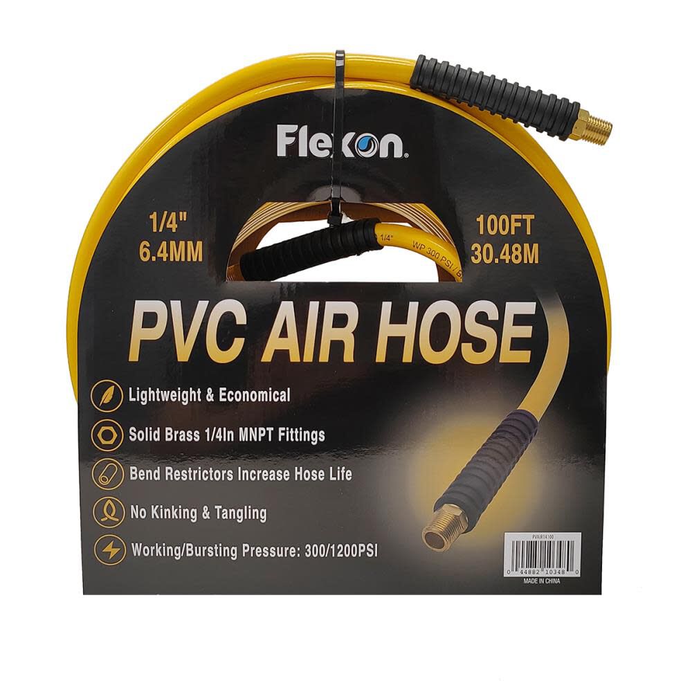 PVC Air Hose 1/4 Inch x 100ft PVAIR14100