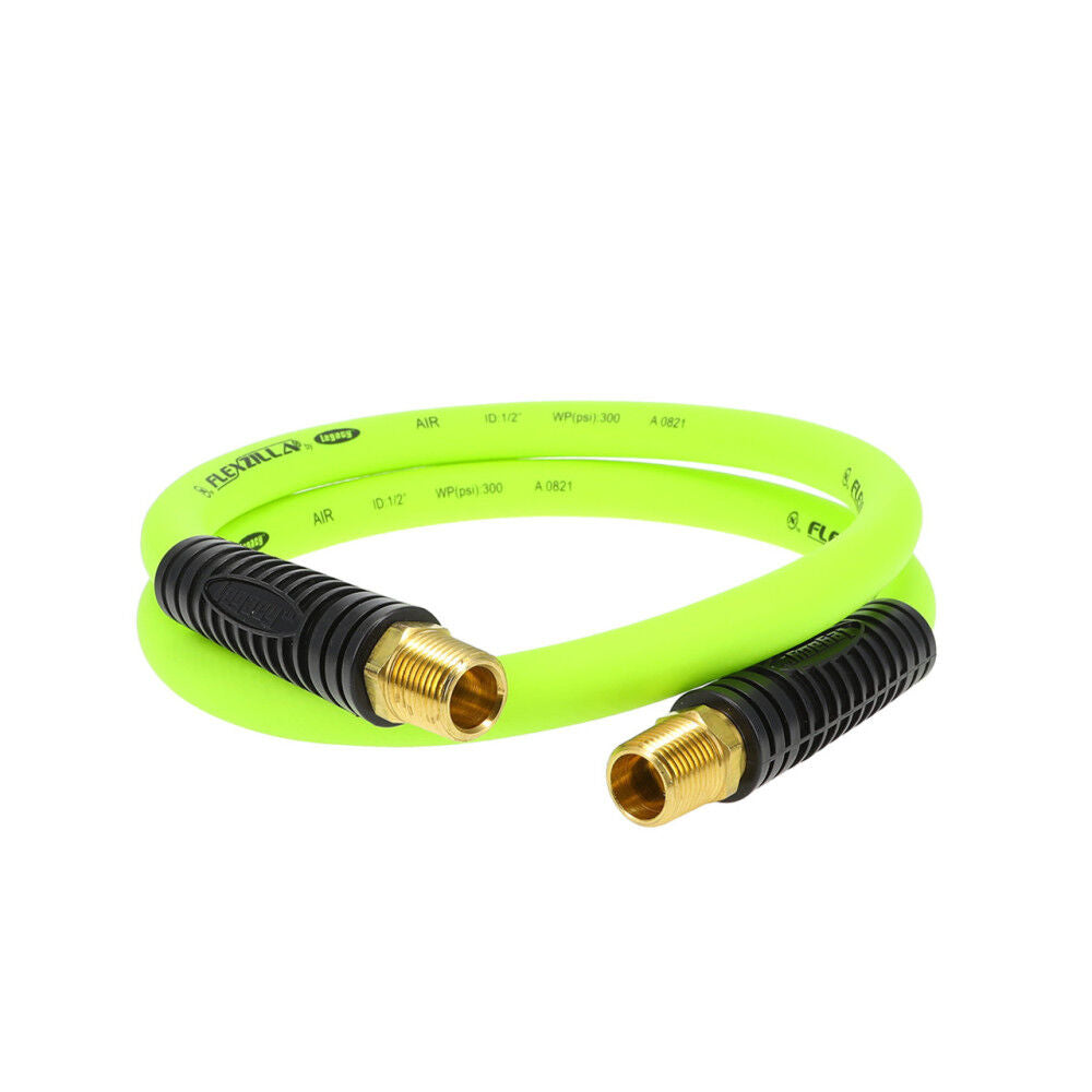 1/2 Inch x 4ft ZillaGreen Whip Air Hose HFZ1204YW4S