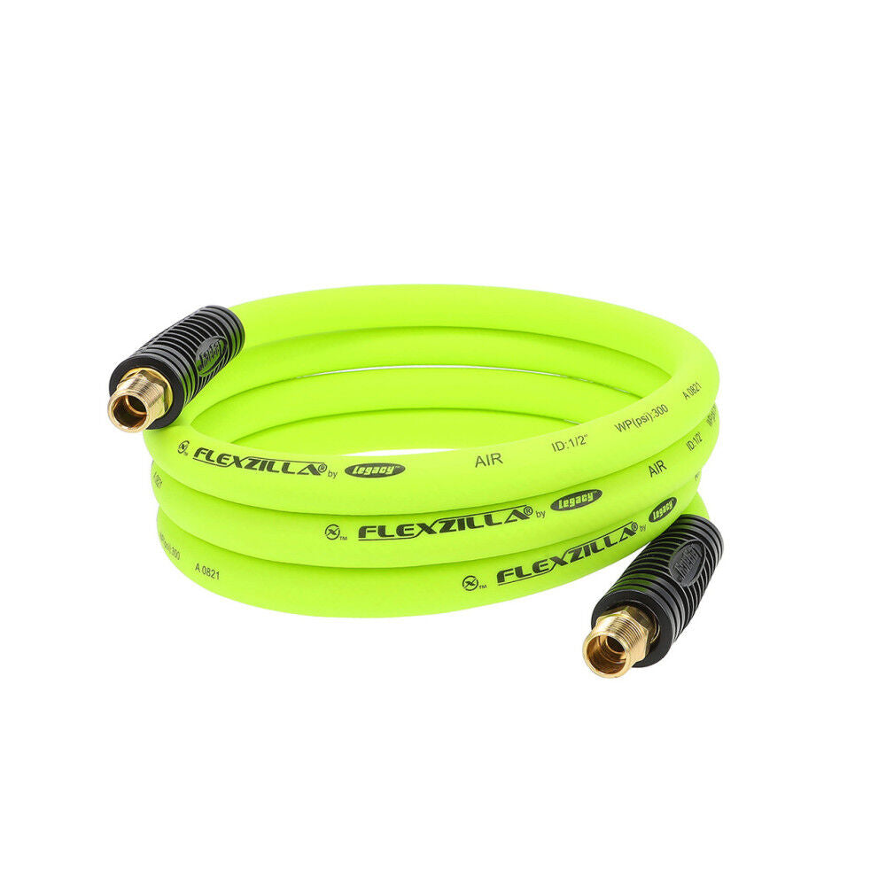 1/2 Inch x 8ft ZillaGreen Whip Air Hose HFZ1208YW3S