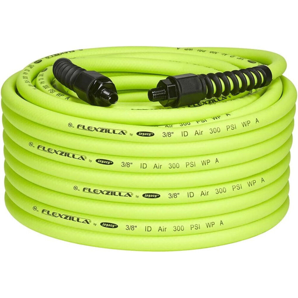 3/8 Inch x 100ft ZillaGreen Repairable Air Hose HFZP38100YW2