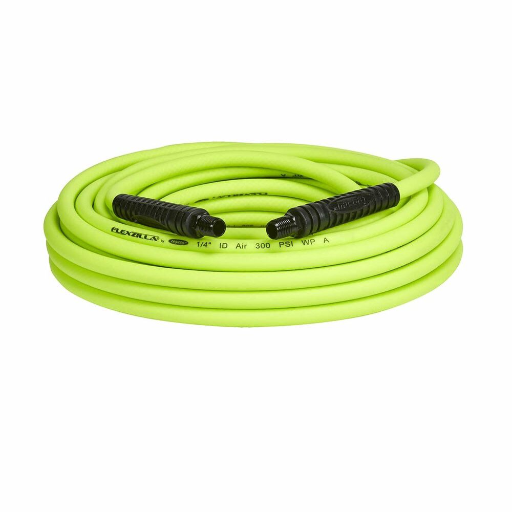 Air Hose, 1/4-in x 50-ft, 1/4-in Mnpt Fittings HFZ1450YW2