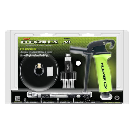 X3 Modular Blow Gun Kit with Variable Flow Trigger 6pc AG1200FZKIT