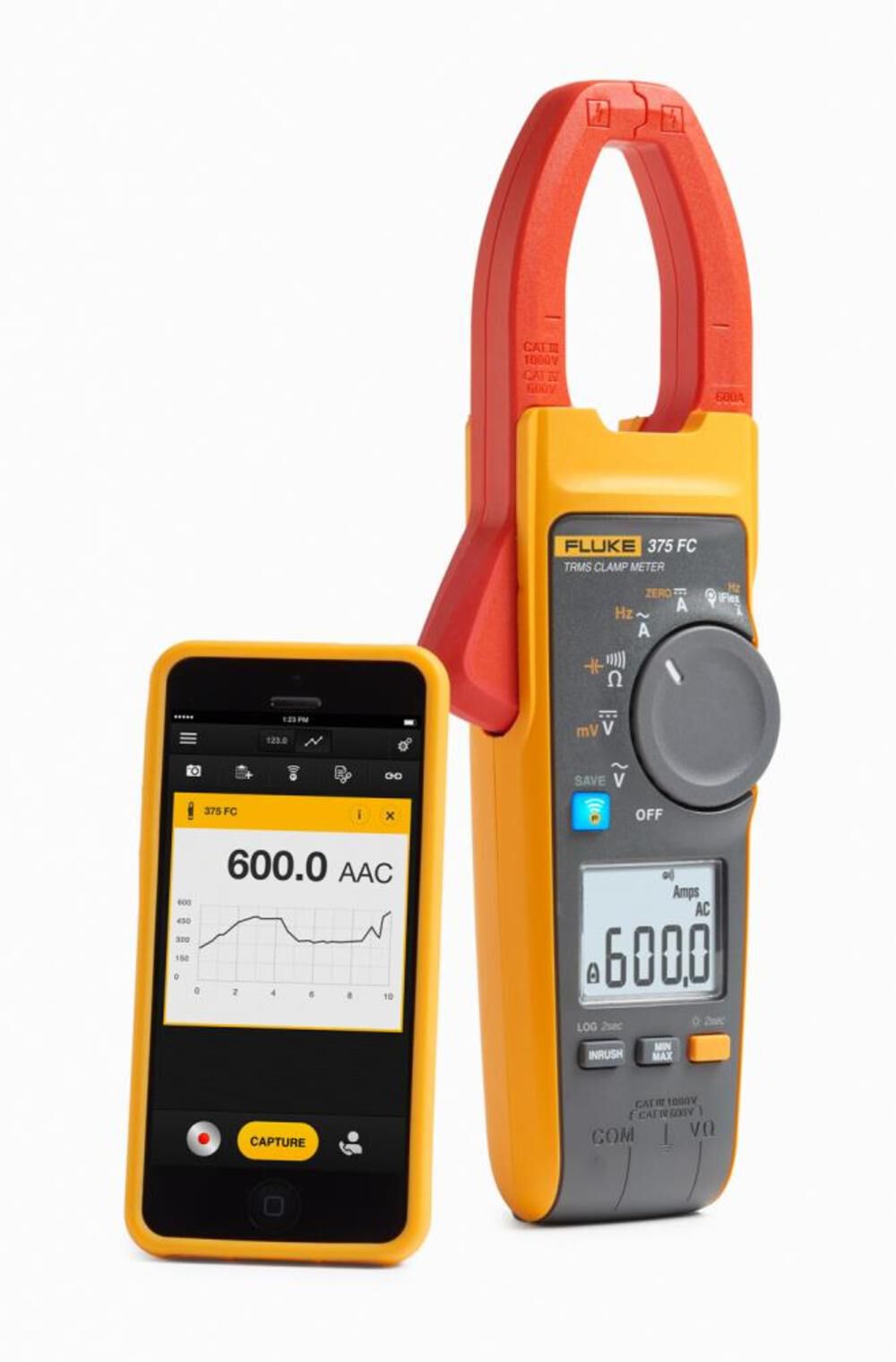 375 FC True-RMS AC/DC Clamp Meter FLUKE-375FC