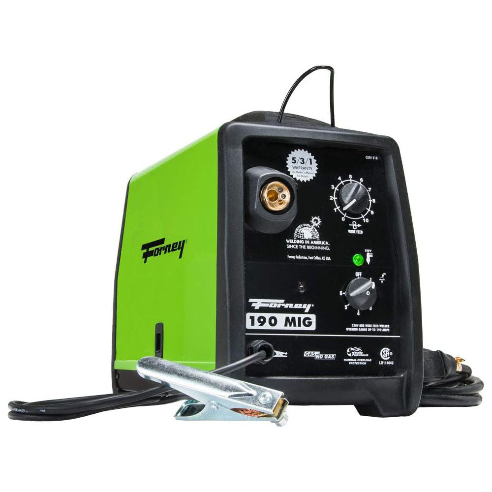 230V 190A 190 MIG Welder with 10ft Lead 318