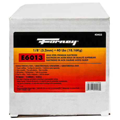 E6013 1/8in x 40 lbs Steel Electrode 42453