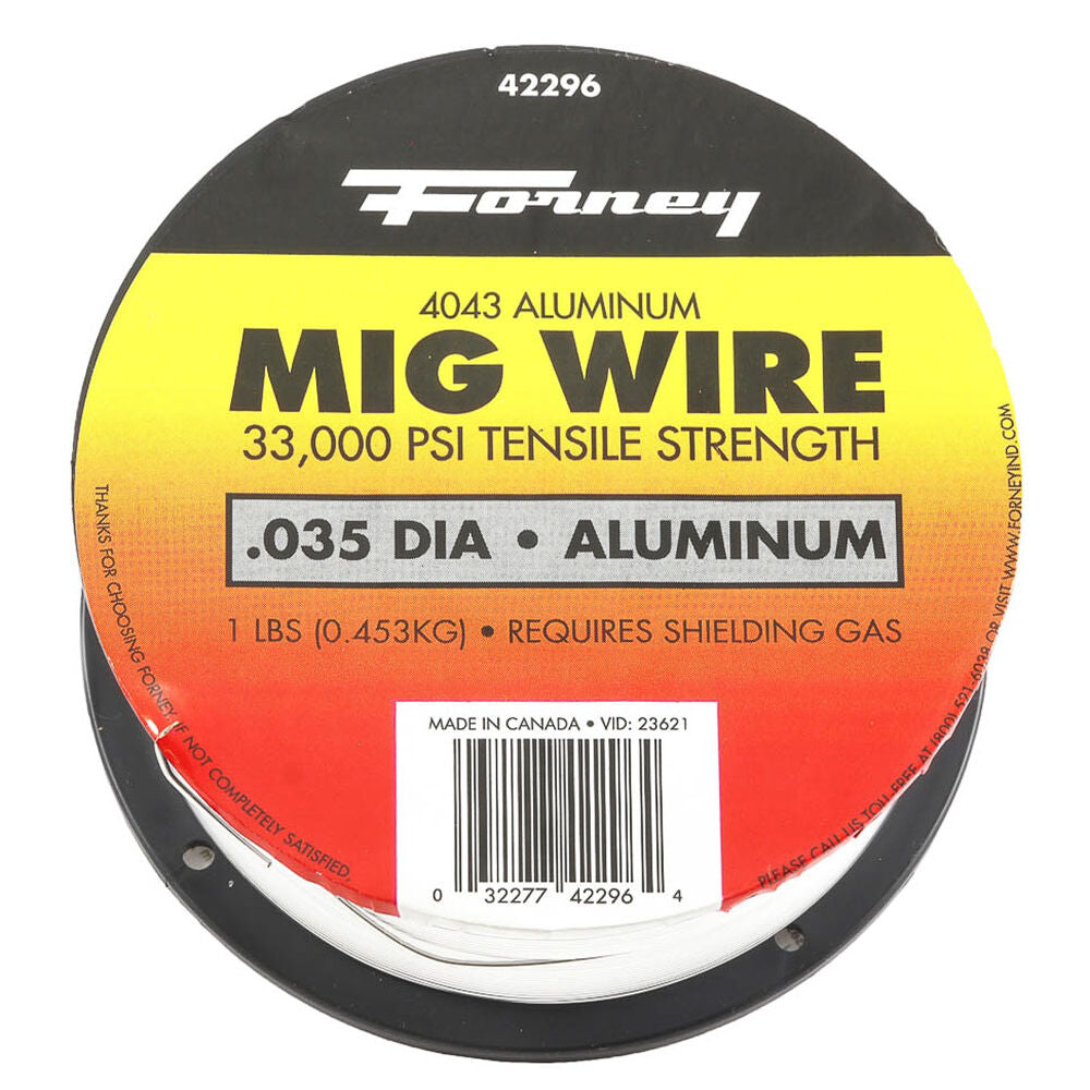 ER4043 .035in x 1 lb. Aluminum MIG Welding Wire 42296