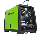 Green 230V 210A 210 MIG Welder with 10 ft Lead 311