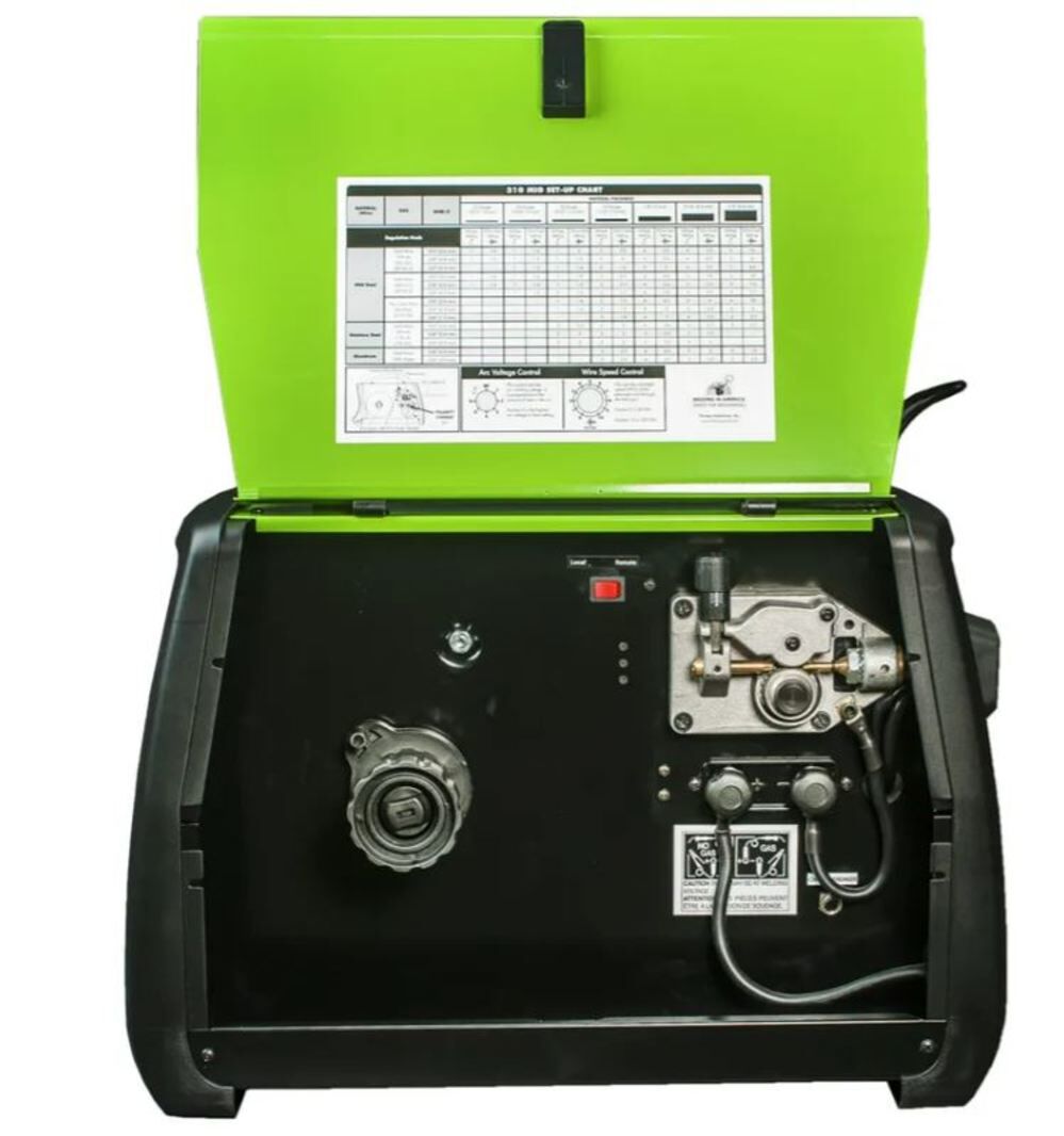 Green 230V 210A 210 MIG Welder with 10 ft Lead 311