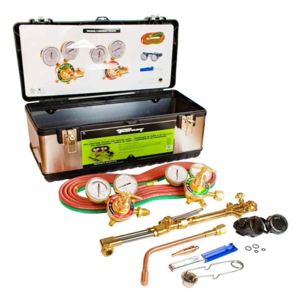 Medium/Heavy-Duty Oxy-Acetylene Welding & Heating Outfit Kit 1710