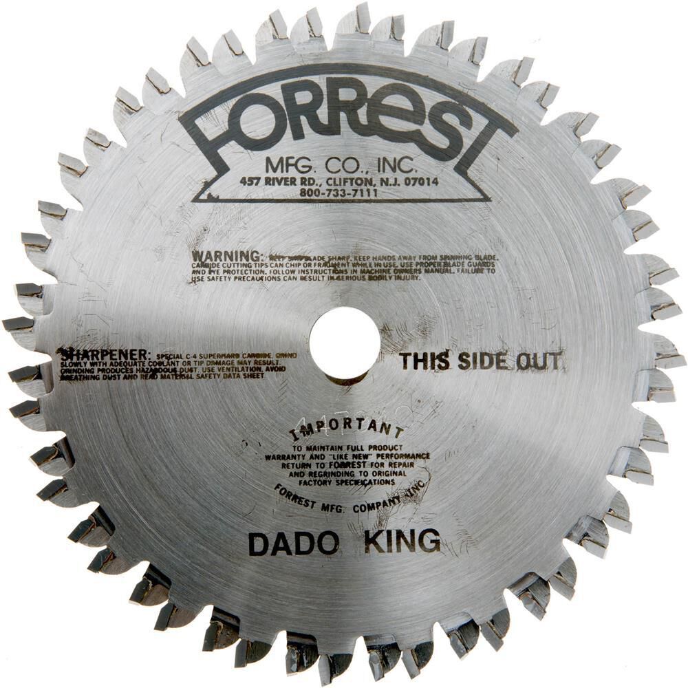 6in 24/4 TPI Dado King Saw Blade Set 2pk DK06244