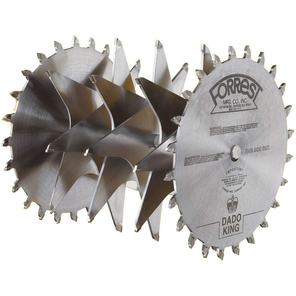 6in 24/4 TPI Dado King Saw Blade Set 2pk DK06244