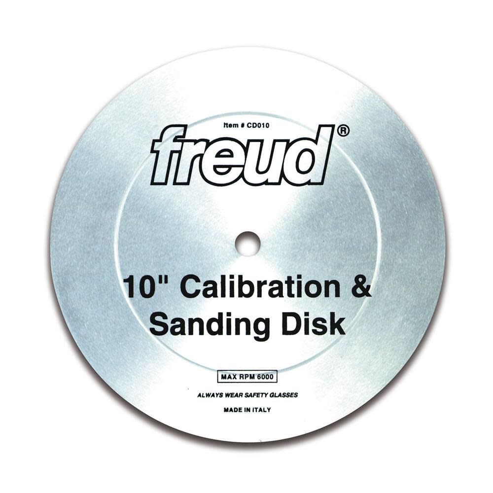 10 In. Calibration & Sanding Disc CD010