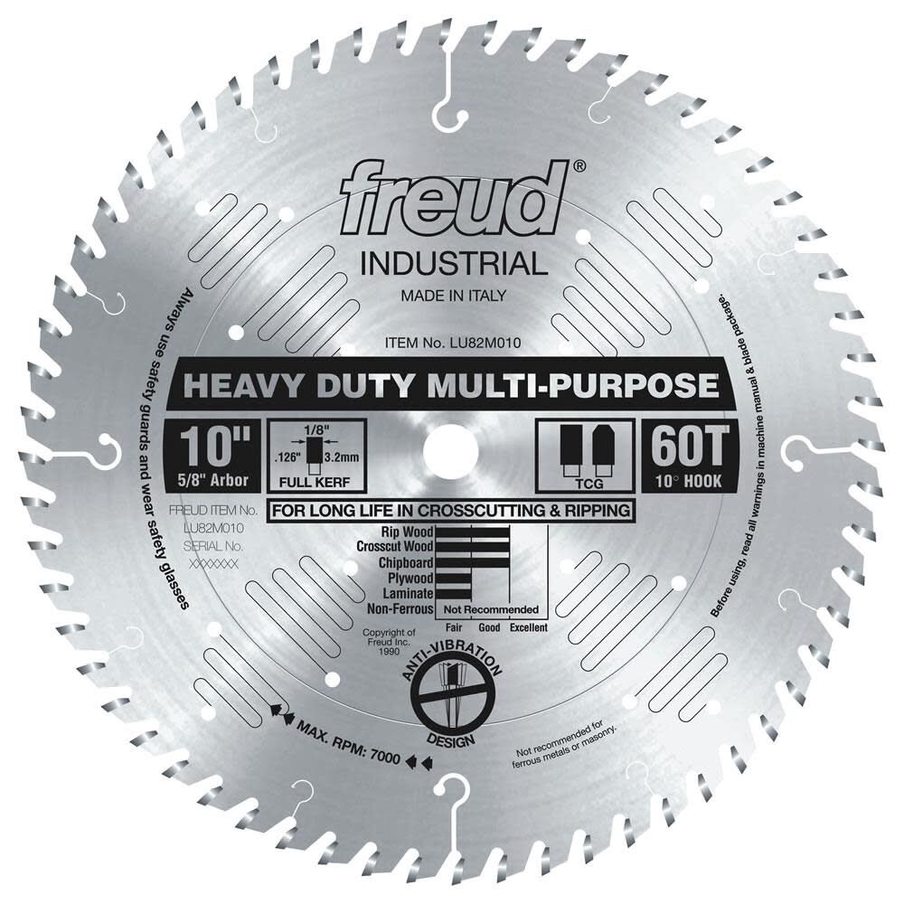 10in Heavy Duty Multi-Purpose Blade LU82M010