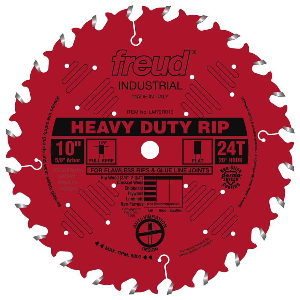 10in Heavy-Duty Rip Blade with Perma-SHIELD Coating LM72R010